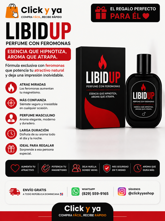 PERFUME CON FEROMONAS LIBIDUP PARA MUJER