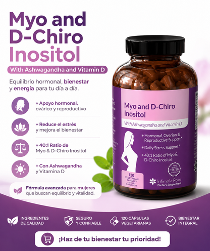 Suplemento Nutricional Myo Inositol 60 Cápsulas
